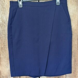 Banana Republic Dark Blue Pencil Skirt